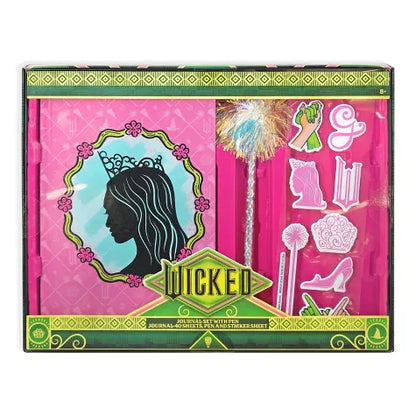 Libreta Wicked con pluma y stickers Glinda DIY