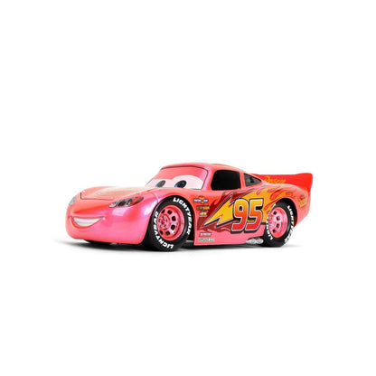 Jada Diecast Escala 1:24 Rayo McQueen Rosa Cars Pink Slips