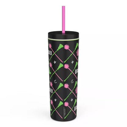 Wicked Tumbler plástico 20oz official merch Negro