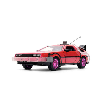 Jada Diecast Escala 1:24 DeLorean Rosa Back to the Future