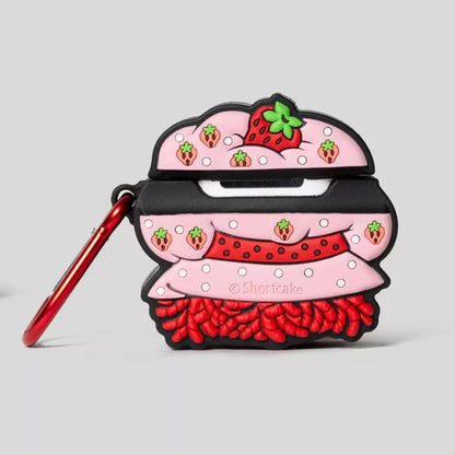 Rosita Fresita Case Airpods Gen 1 y 2 Strawberry Shortcake Earbuds funda para audífonos