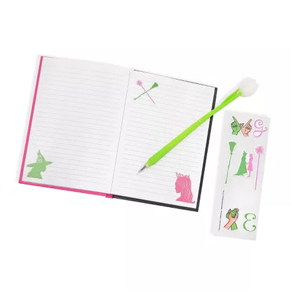 Libreta Wicked con pluma y stickers Glinda y Elphaba DIY