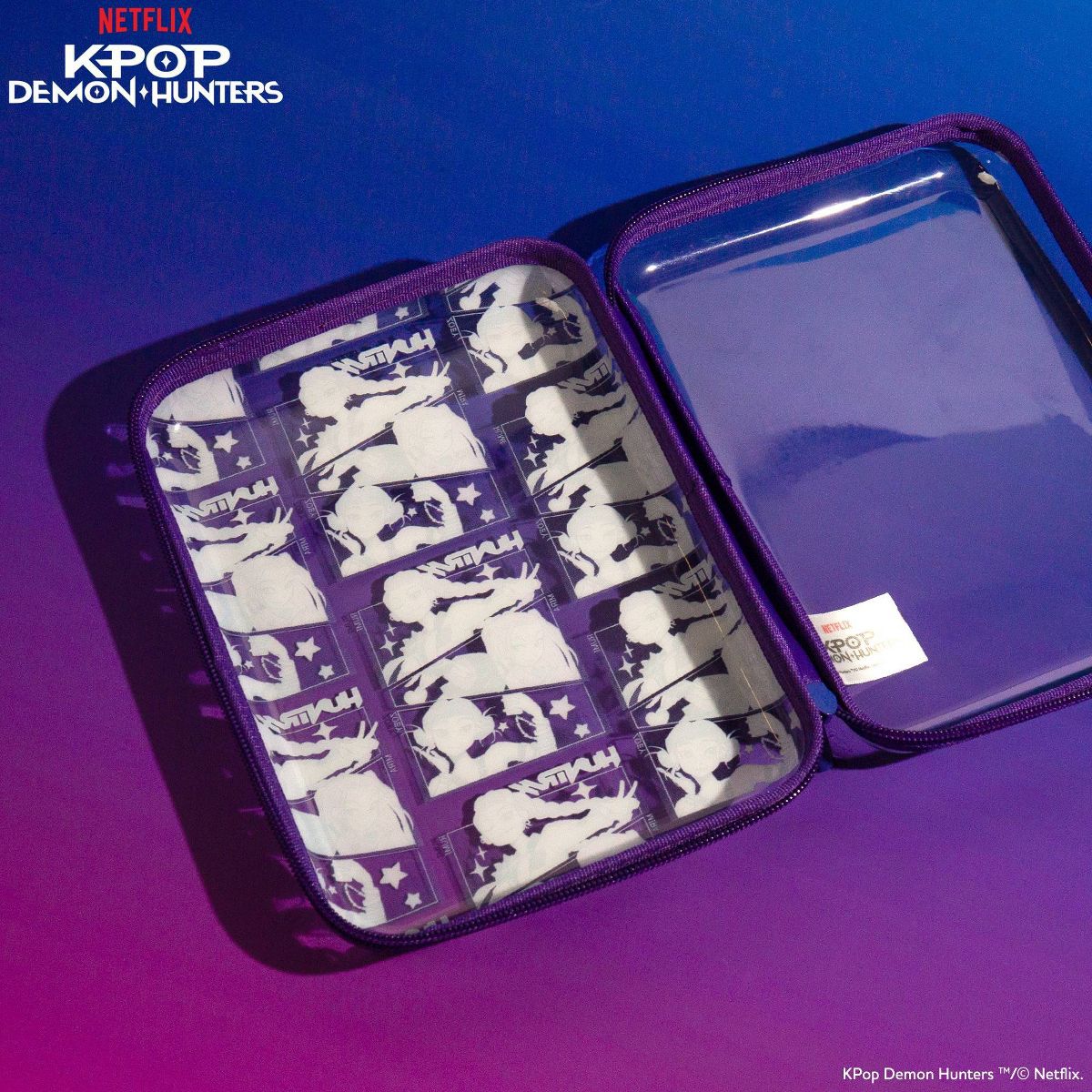 K-Pop Demon Hunters Estuche de Acetato transparente