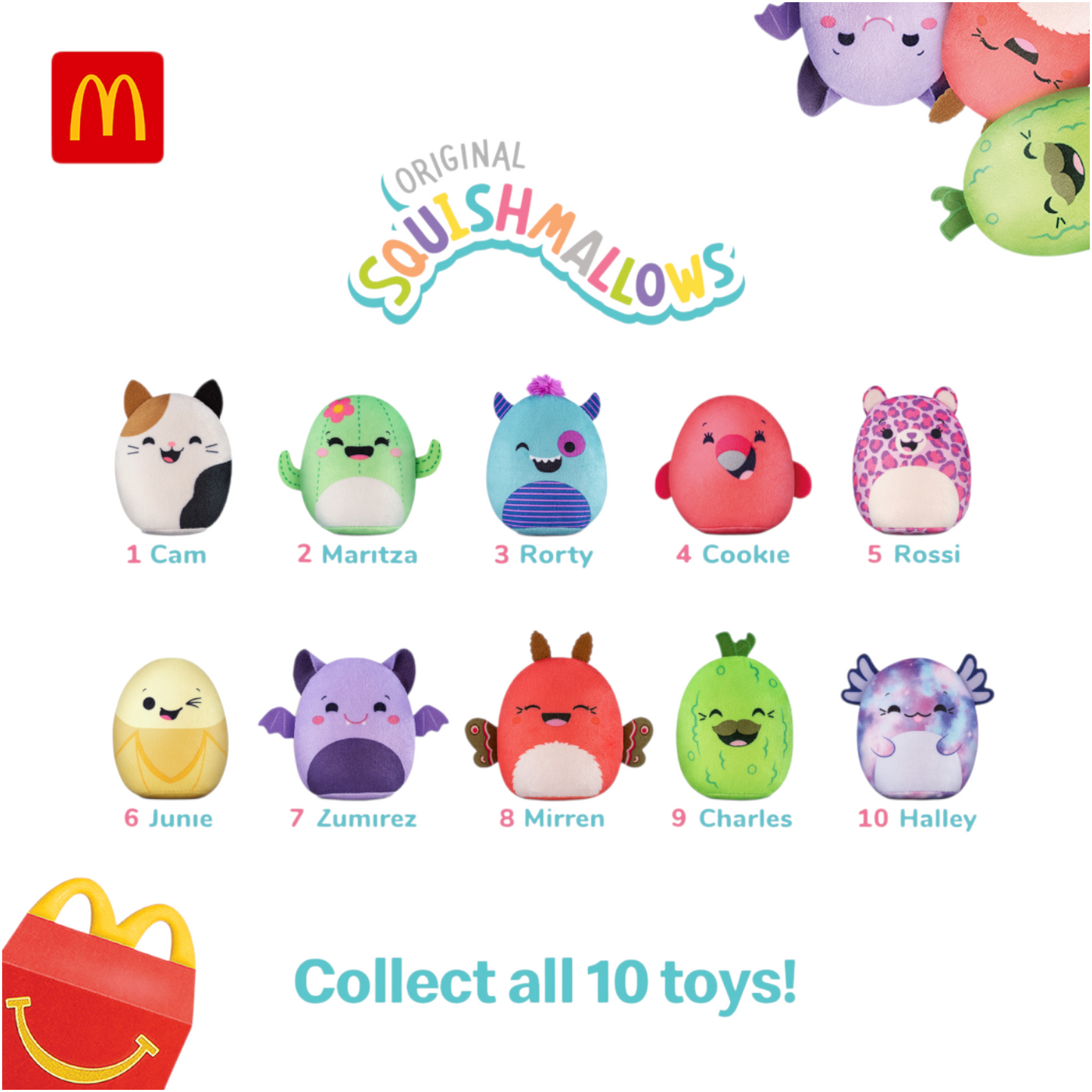 McDonald's Happy Meal Squishmallows Blind bag bolsa sorpresa año 2025