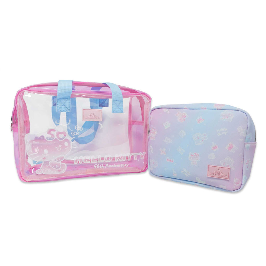 Impressions Vanity Hello Kitty 50 aniversario clutch set estuche