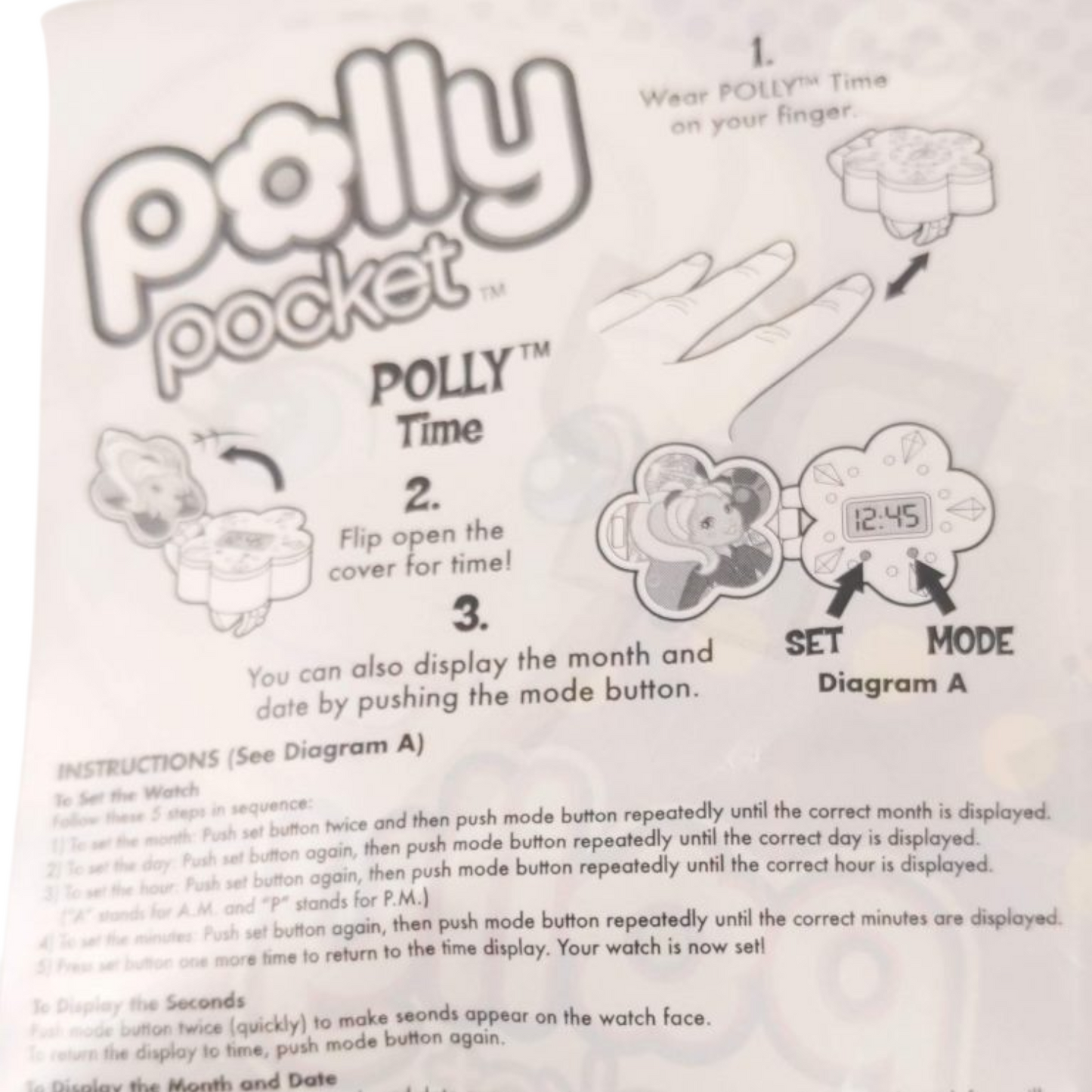 Polly Pocket Burger King Happy Meal año 2009 Kid's Club