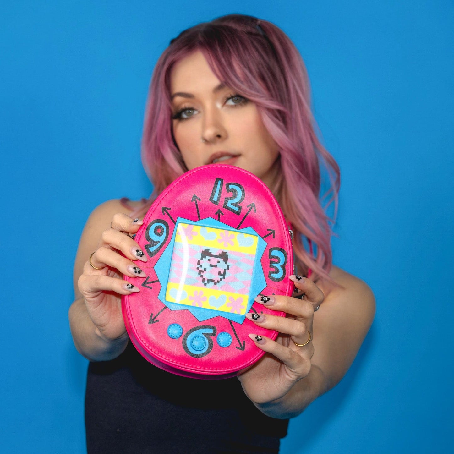 🎁ENVÍO GRATIS🎁 Crossbody lenticular Tamagotchi x Cakeworthy original