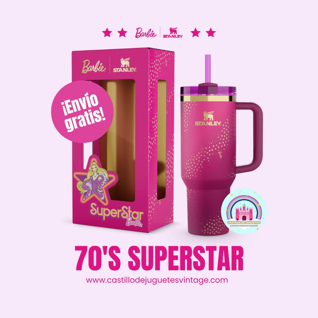 Stanley Barbie 40 Oz (1 lt) 70's Superstar ENVÍO GRATIS