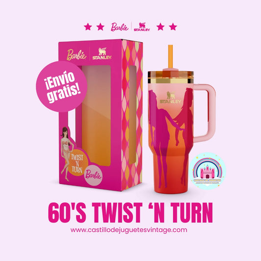 Stanley Barbie 40 Oz (1 lt) 60's Twist n turn ENVÍO GRATIS