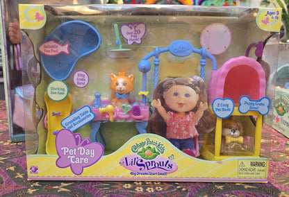 Mini Playset Lil'sprouts Cabbage Patch Vintage Pet Day Care (no incluye muñeca, solo set)