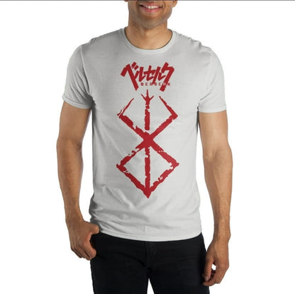 Playera Adulto Berserk Crunchyroll Bioworld blanca