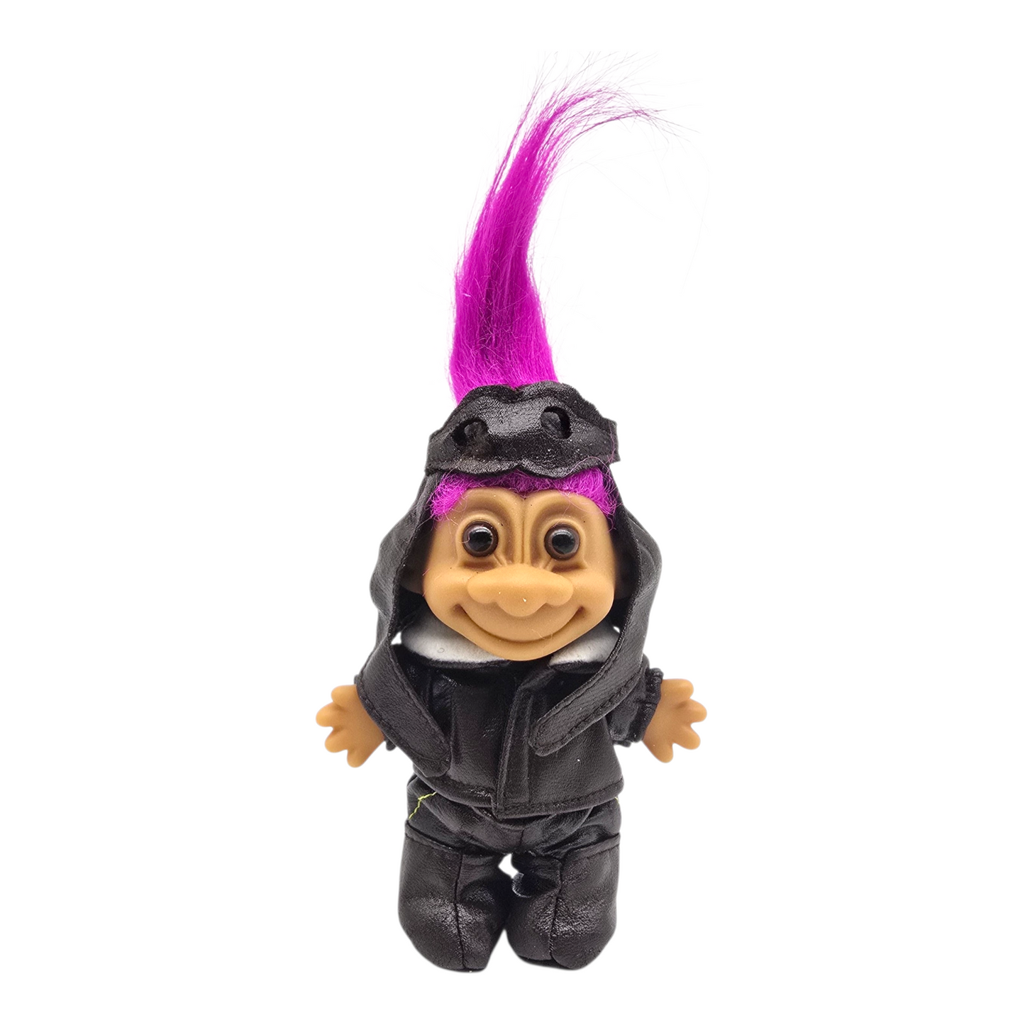 Troll Vintage Russ 11 cms años 90s Piloto Aviador Morado