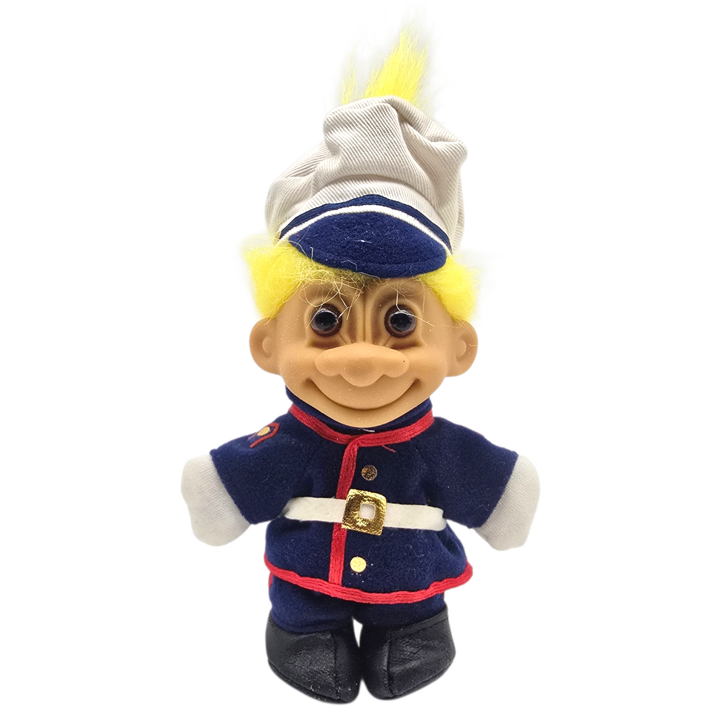 Troll Vintage Russ 11 cms años 90s Soldado Amarillo