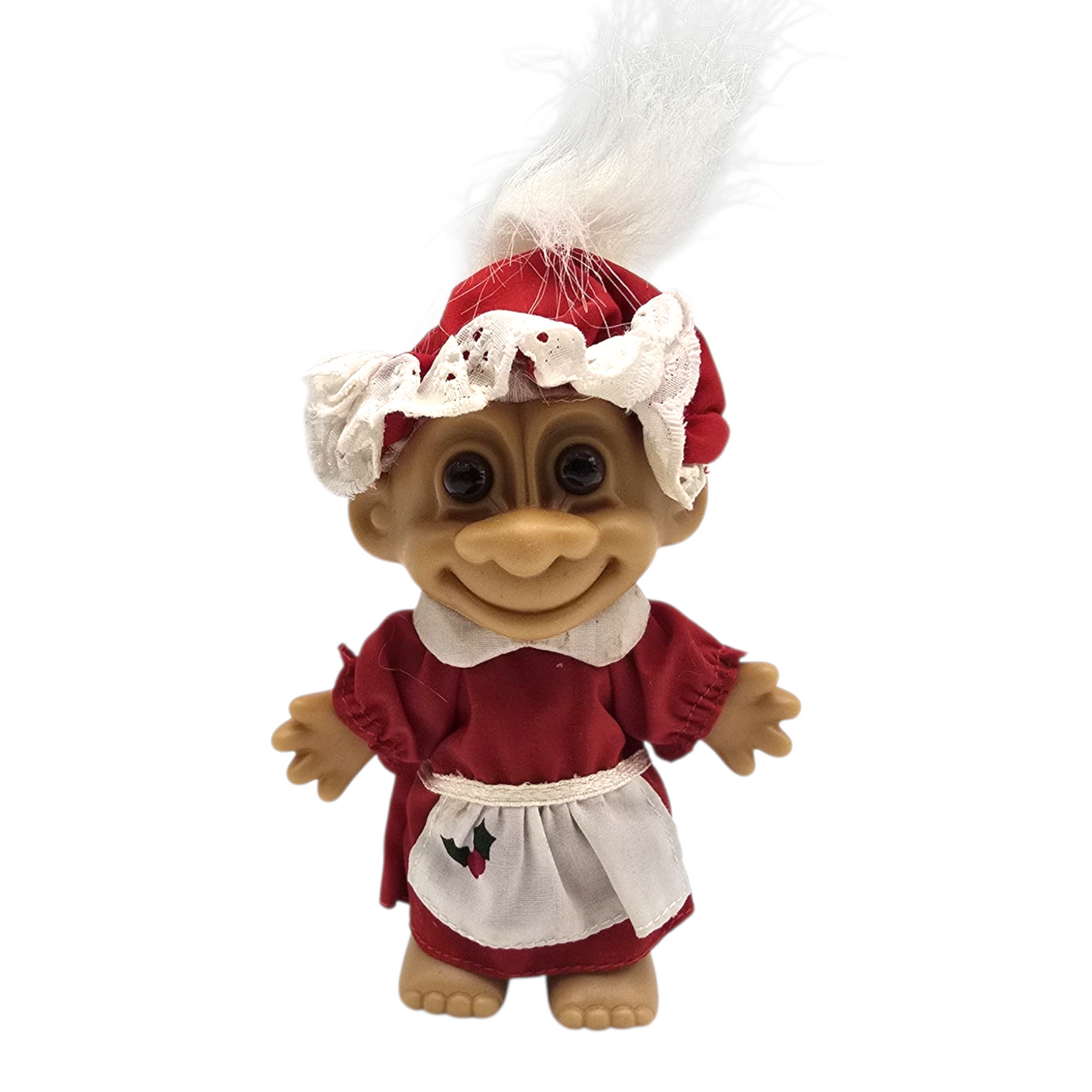 Troll Vintage Russ 11 cms años 90s Señora Claus