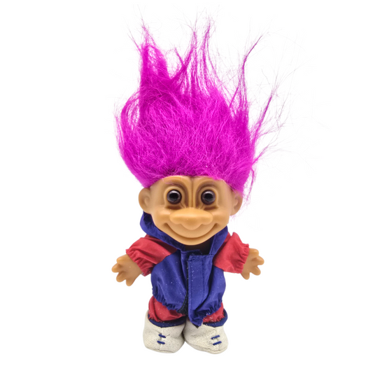 Troll Vintage Russ 11 cms años 90 con pants Morado