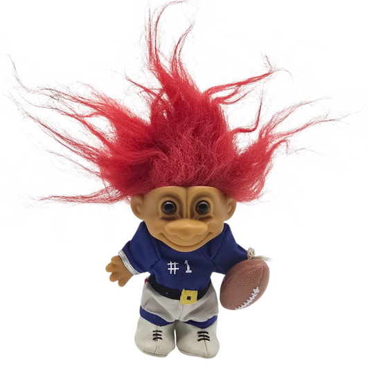 Troll Vintage Russ 11 cms años 90s Football Americano Rojo