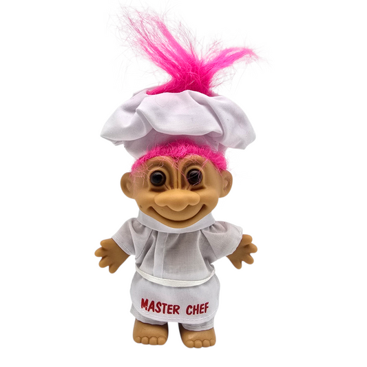Troll Vintage Russ 11 cms años 90s Master Chef Rosa