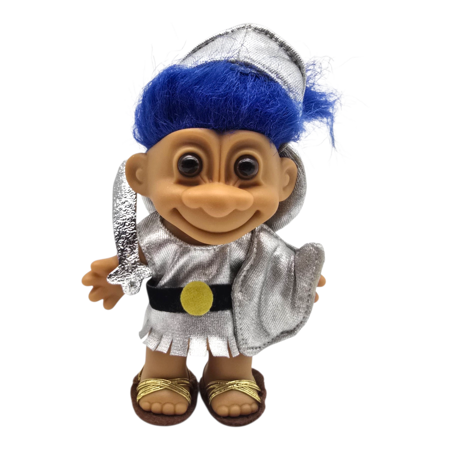 Troll Vintage Russ 11 cms años 90s Romano Azul