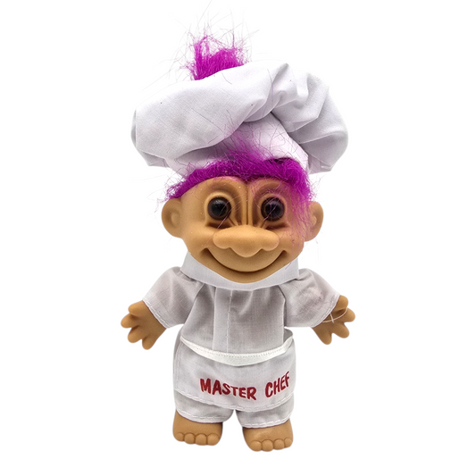 Troll Vintage Russ 11 cms años 90s Master Chef Morado