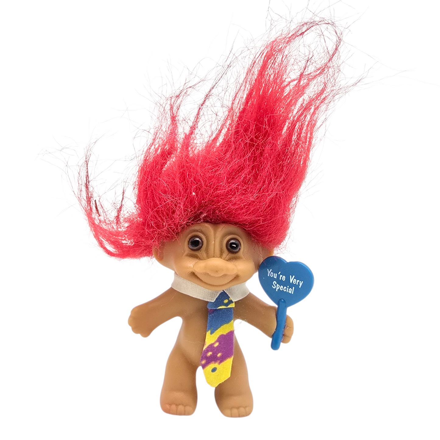 Troll Vintage Russ 8 cms años 90s You are very special Rojo