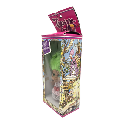 Treasure Troll Vintage Ace Novelty con Gema de los deseos Años 90s Caja con detalles estéticos