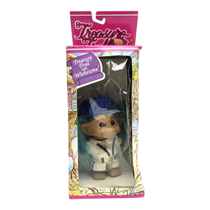 Treasure Troll Vintage Ace Novelty con Gema de los deseos Años 90s Caja con detalles estéticos