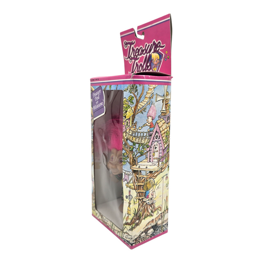 Treasure Troll Vintage Ace Novelty con Gema de los deseos Años 90s Caja con detalles estéticos