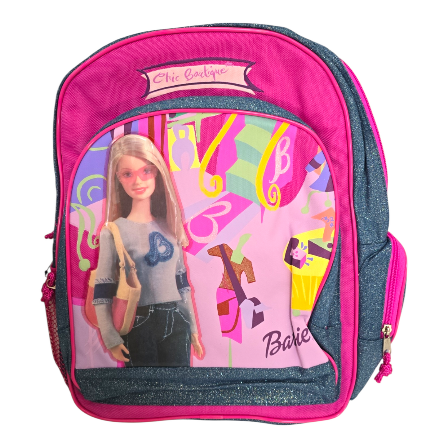 Mini Mochila Barbie vintage años 2000s Mediana 30x41 cms aprox con thermo
