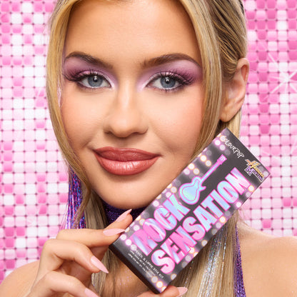 Colourpop Hannah Montana Rock Sensation lápiz delineador de labios y un labial Lippie Stix en tono castaño cálido