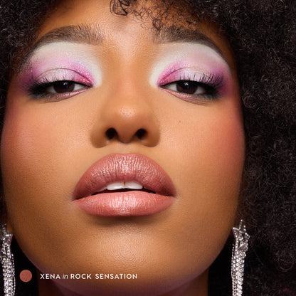 Colourpop Hannah Montana Rock Sensation lápiz delineador de labios y un labial Lippie Stix en tono castaño cálido