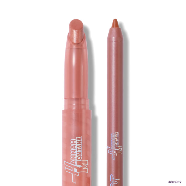Colourpop Hannah Montana Rock Sensation lápiz delineador de labios y un labial Lippie Stix en tono castaño cálido