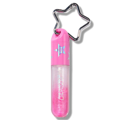 Colourpop Hannah Montana Secret Superstar Lip gloss transparente con brillos plata y rosa