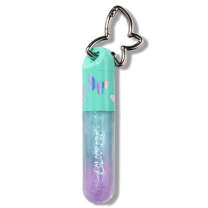 Colourpop Hannah Montana Keeping it Real lip gloss transparente con brillo aqua y violeta