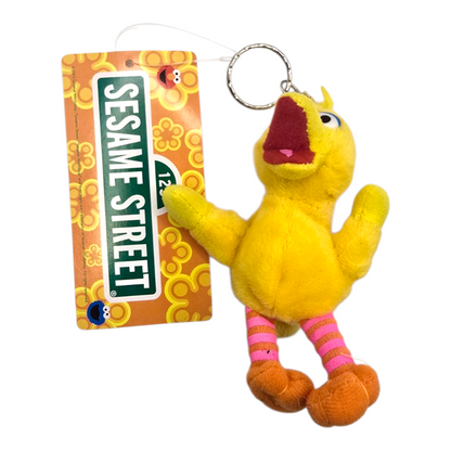 Llavero monedero de peluche Big Bird Vintage Plaza Sésamo con monedero año 2003 Sesame Street