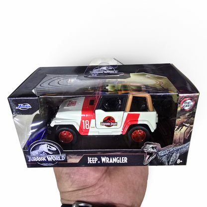 Jada Diecast Escala 1:32 Jurassic Park Jeep