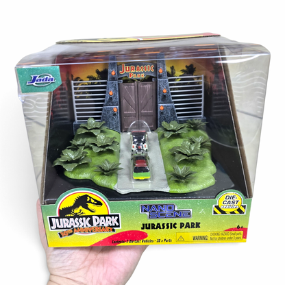 Jada Diecast Diorama Jurassic Park Puerta Nano Scene