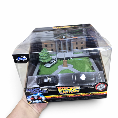 Jada Diecast Diorama Back to the Future Hill Valley Courthouse Nano Scene