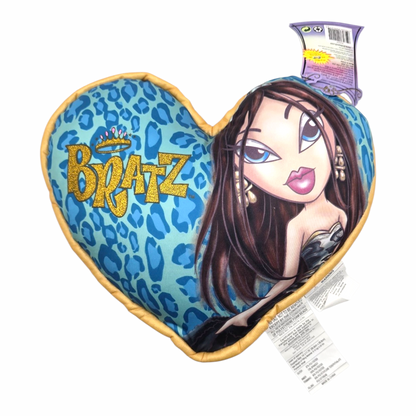 Cojín Bratz Vintage Corazón turquesa 37x29 cms aprox