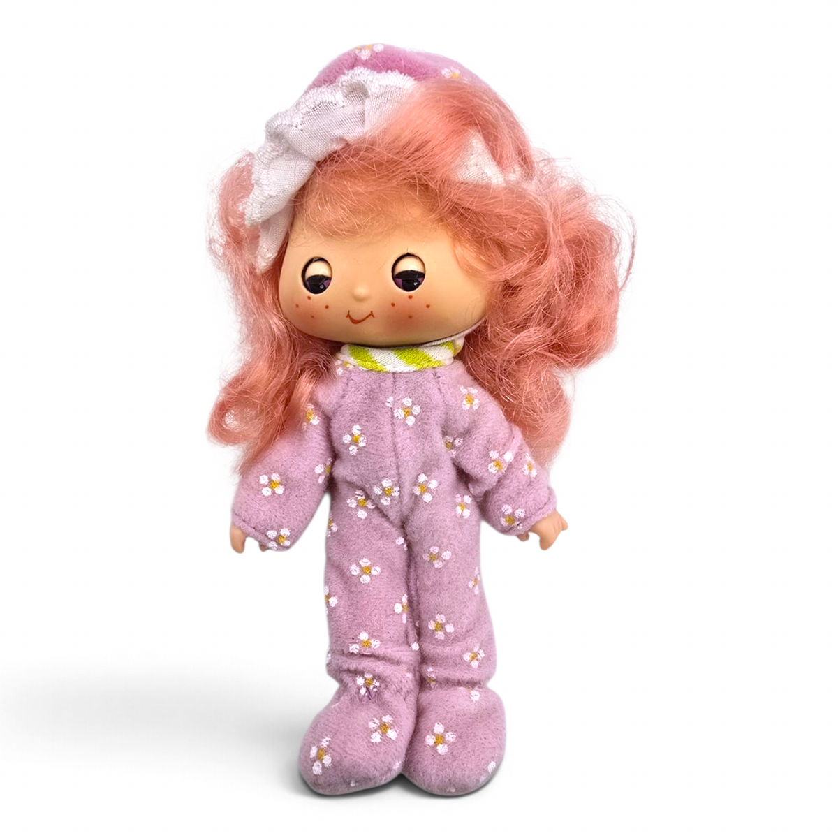 Muñeca Vintage Reacondicionada 💕 Pre-Loved Segunda Mano Rosita Fresita / Strawberry Shortcake #22 se traba ligeramente su ojito (Podría tener accesorios genéricos)
