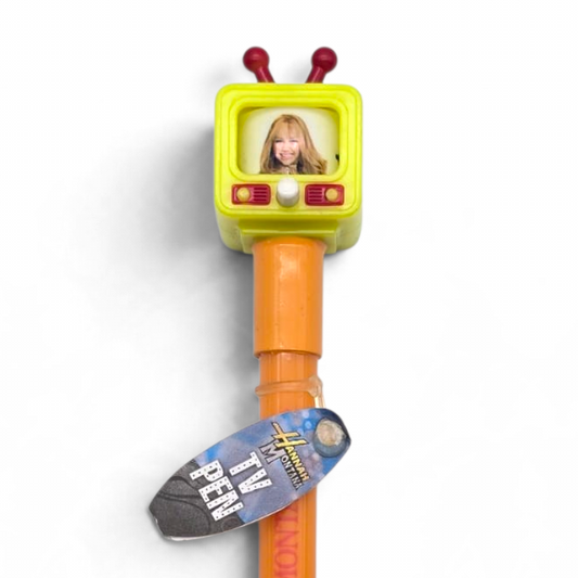 Plumas giratorias TV vintage Hannah Montana Coleccionables Amarillo (podría no pintar por la edad, se le puede cambiar el cartucho)