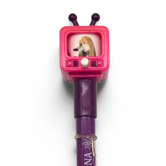 Plumas giratorias TV vintage Hannah Montana Coleccionables Magenta (podría no pintar por la edad, se le puede cambiar el cartucho)