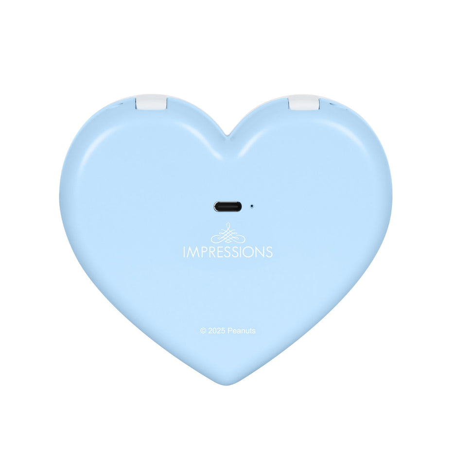 Impressions Vanity Snoopy Peanuts Espejo portátil. Con luz led touch y aumento. Recargable