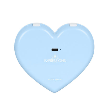 Impressions Vanity Snoopy Peanuts Espejo portátil. Con luz led touch y aumento. Recargable
