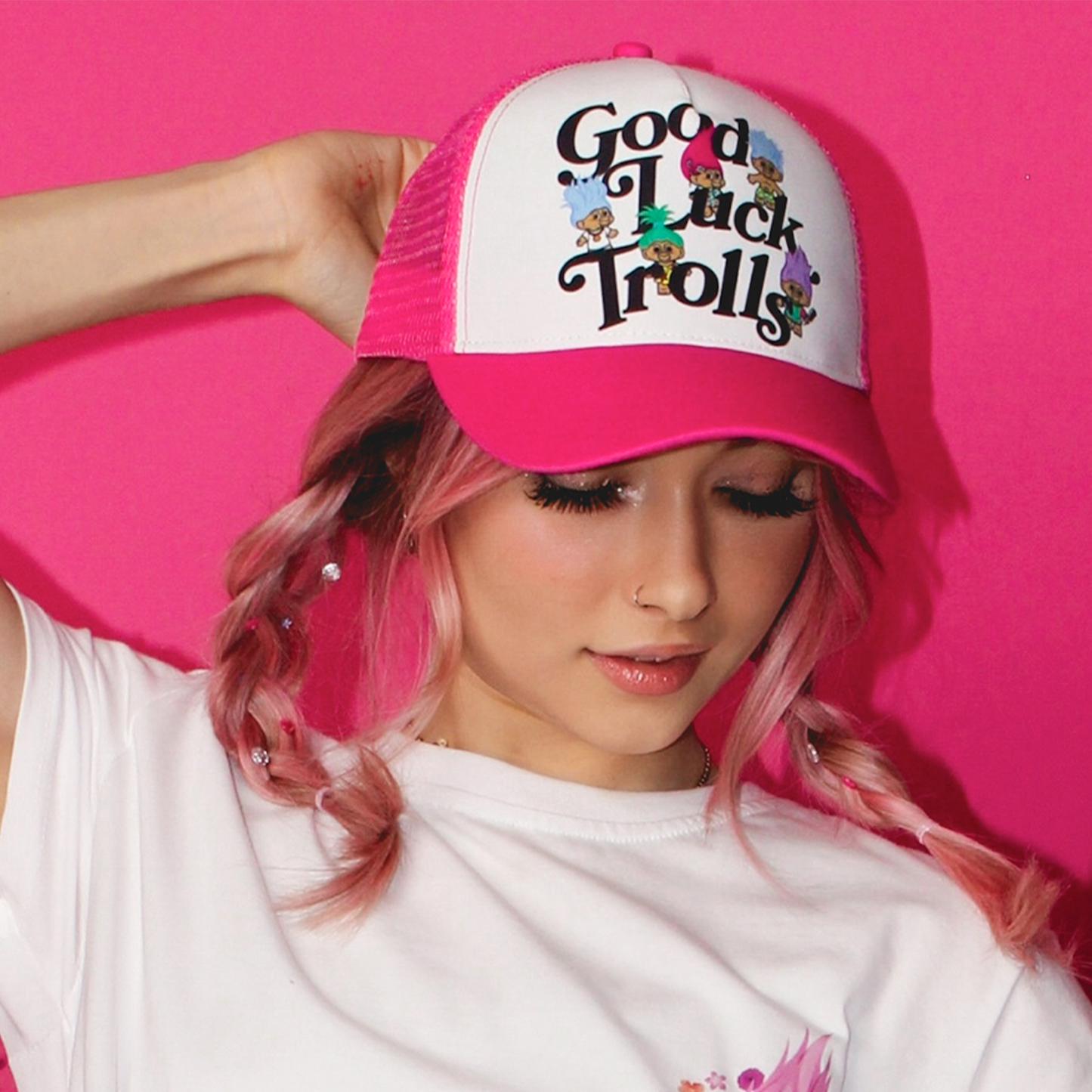 Gorra Trucker Hat Trolls x Cakeworthy original