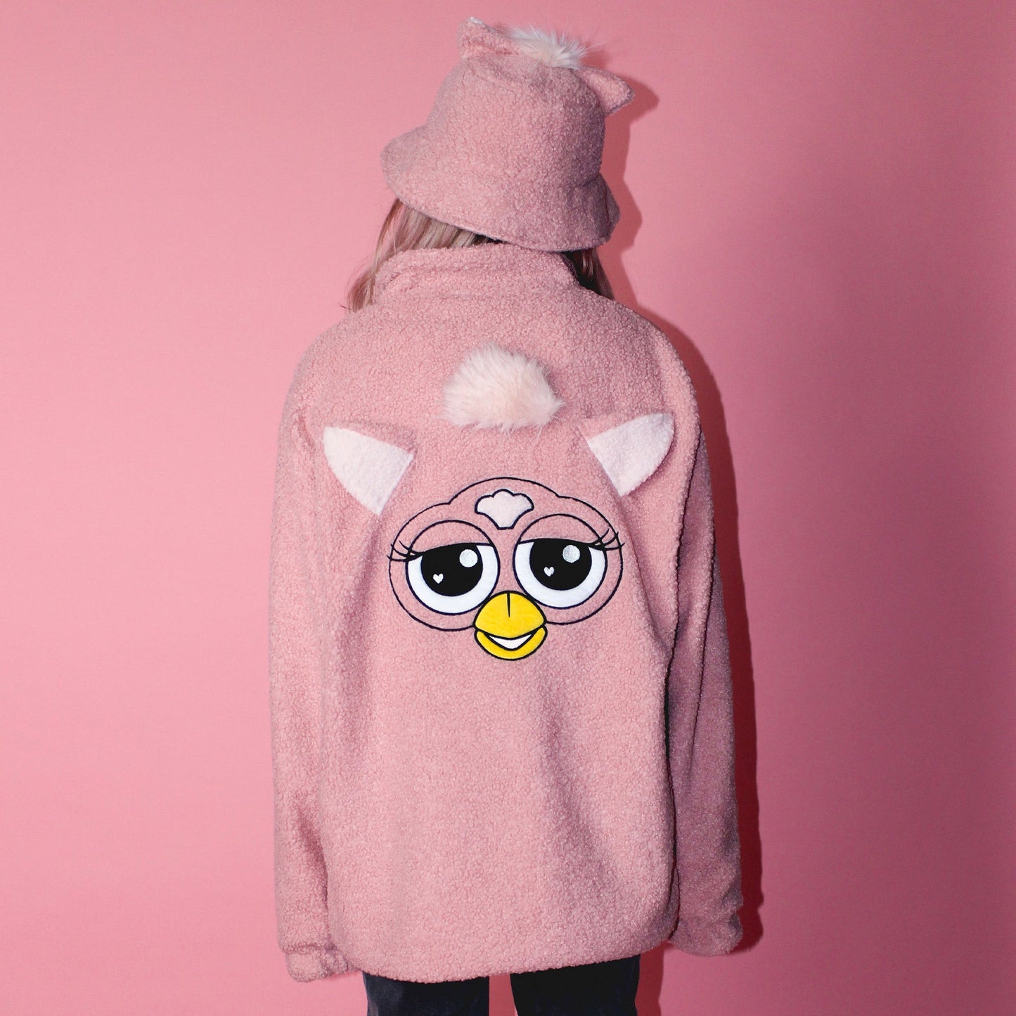 Chamarra rosa Furby x Cakeworthy original