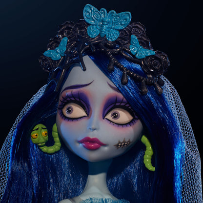 PREVENTA Emily Corpse Bride El cadáver de la novia Monster High Skullector (se envía a principios de Sept, leer descripción)