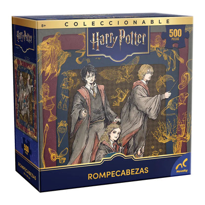 Rompecabezas Harry Potter Holográfico Dorado - 500 Piezas