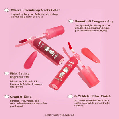 ⚠️ PREVENTA Maquillaje Snoopy Peanuts 75 aniversario Sally lip tint