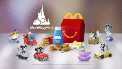 McDonald's Happy Meal Mickey and friends Runaway Train 50 aniversario Disney Año 2020