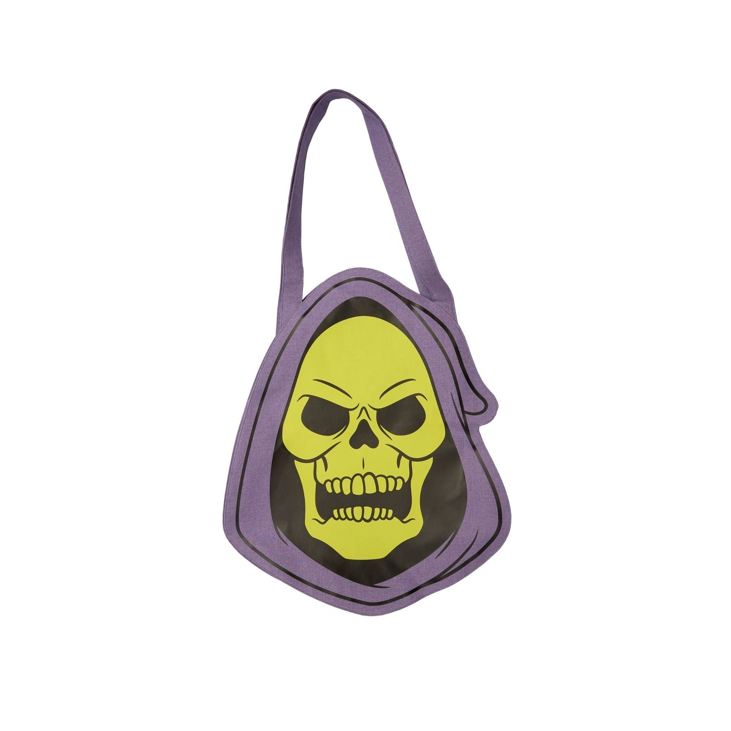 ⚠️PREVENTA IMPORTACIÓN Tote Bolsa Skeletor Cakeworthy brilla en la obscuridad *Se enviará alrededor de 15 a 20 días habiles después de su compra* Masters of the Universe